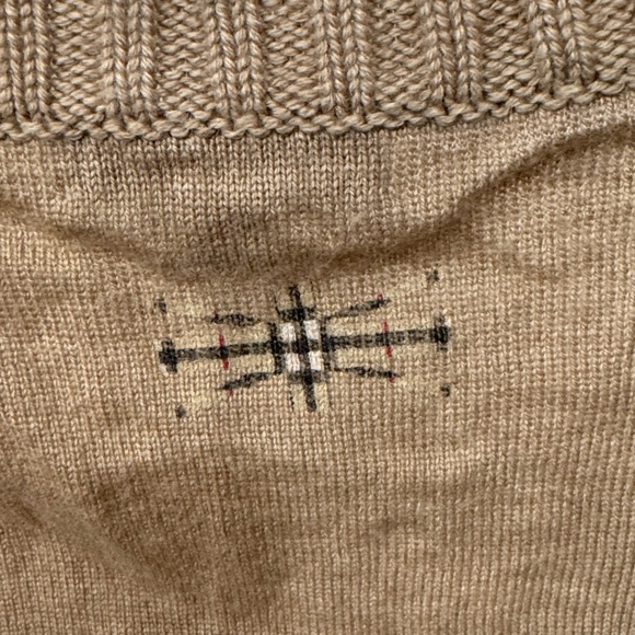 Burberry Tan Crew Neck Sweater - Picture 2 of 5